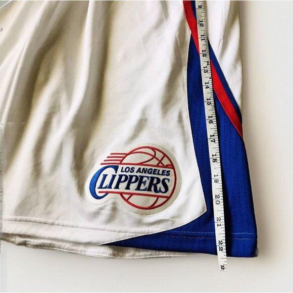 Adidas Authentic Los Angeles Clippers Pro Cut Game Jersey Shorts 2XL +2 White - Picture 6 of 8